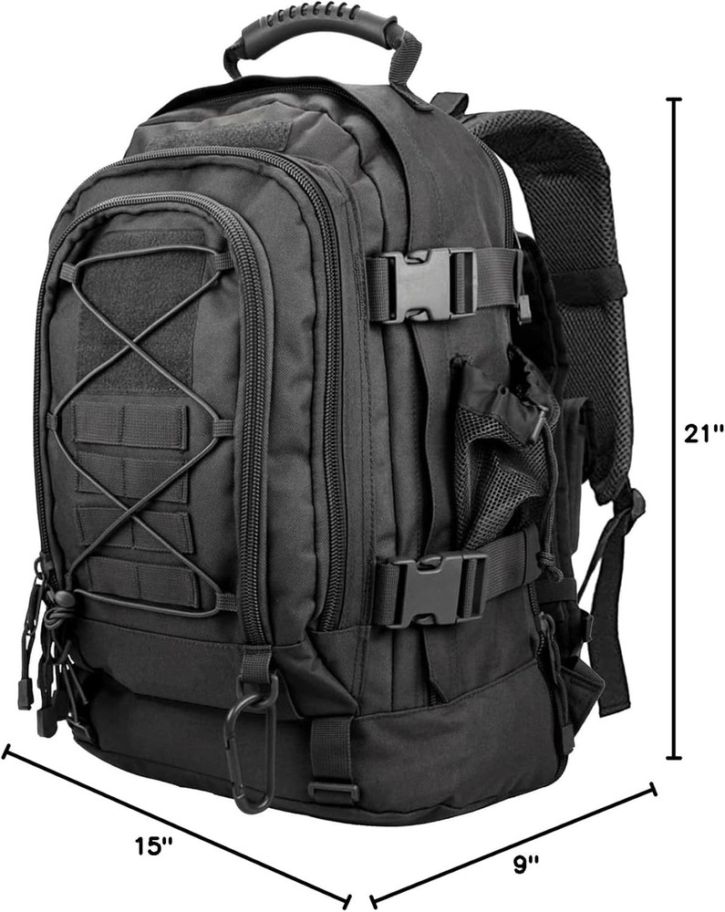 Tactical Backpack Military Army Daypack - Assault Pack for Men Molle Backpacks B