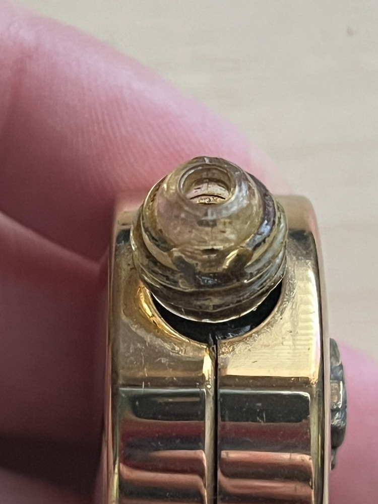 Refillable Perfume Bottle w/Chain - Vintage