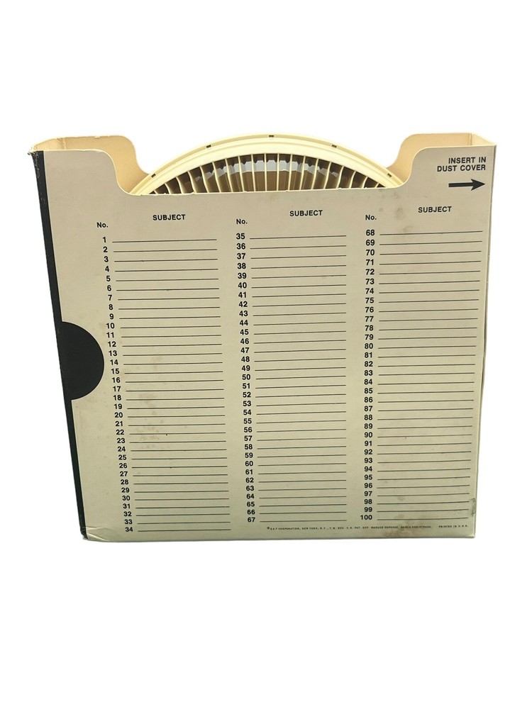 100 VINTAGE SLIDE TRAYS CAROUSEL