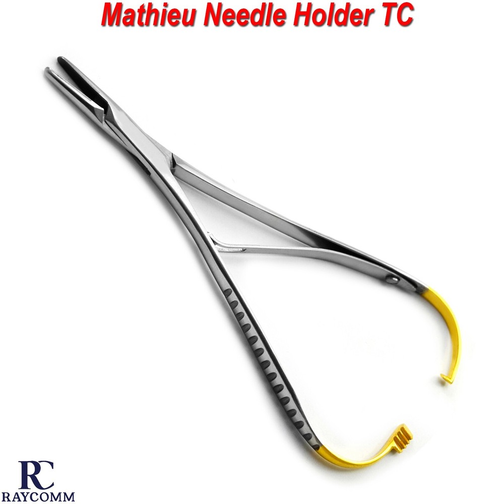 Dental Bracket Placing Holding Tweezer Forceps Mathieu Braces Wire Needle Holder