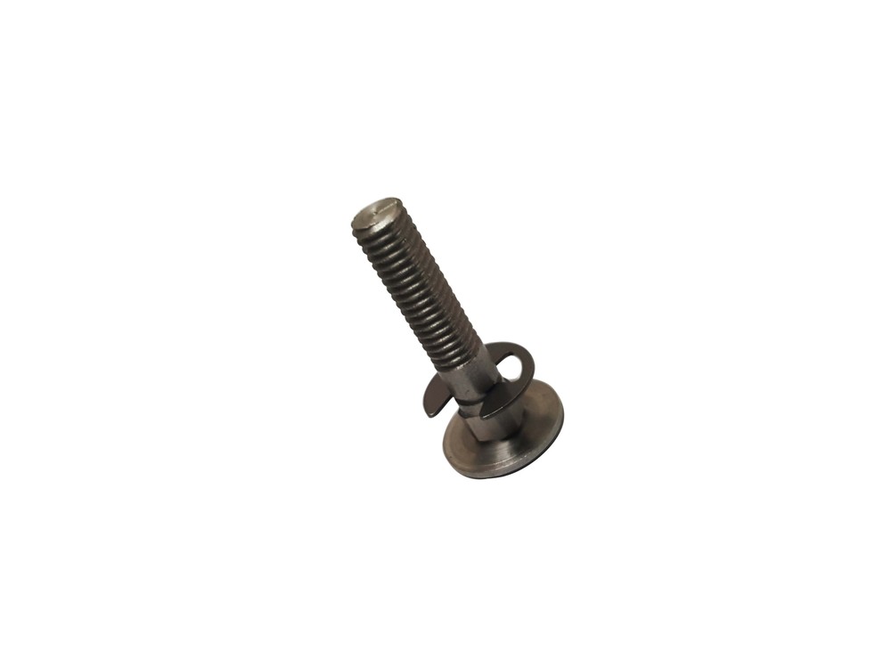 THREADED STUD W/CLIP FOR REMNANT HOLDER FOR BIZERBA SLICER SE8, SG8D