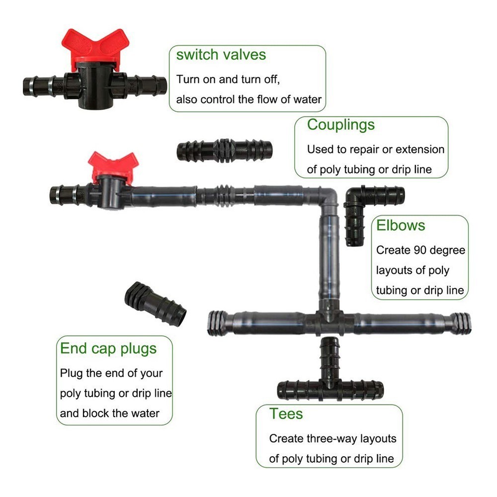 Must Have Drip Irrigation Barbed Connectors for Efficient Watering System