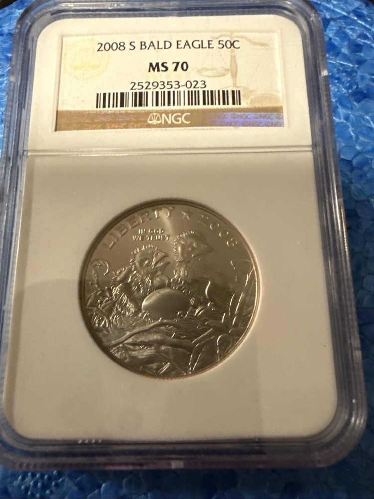 2008-S Bald Eagle Half Dollar NGC MS 70 #GA3-23