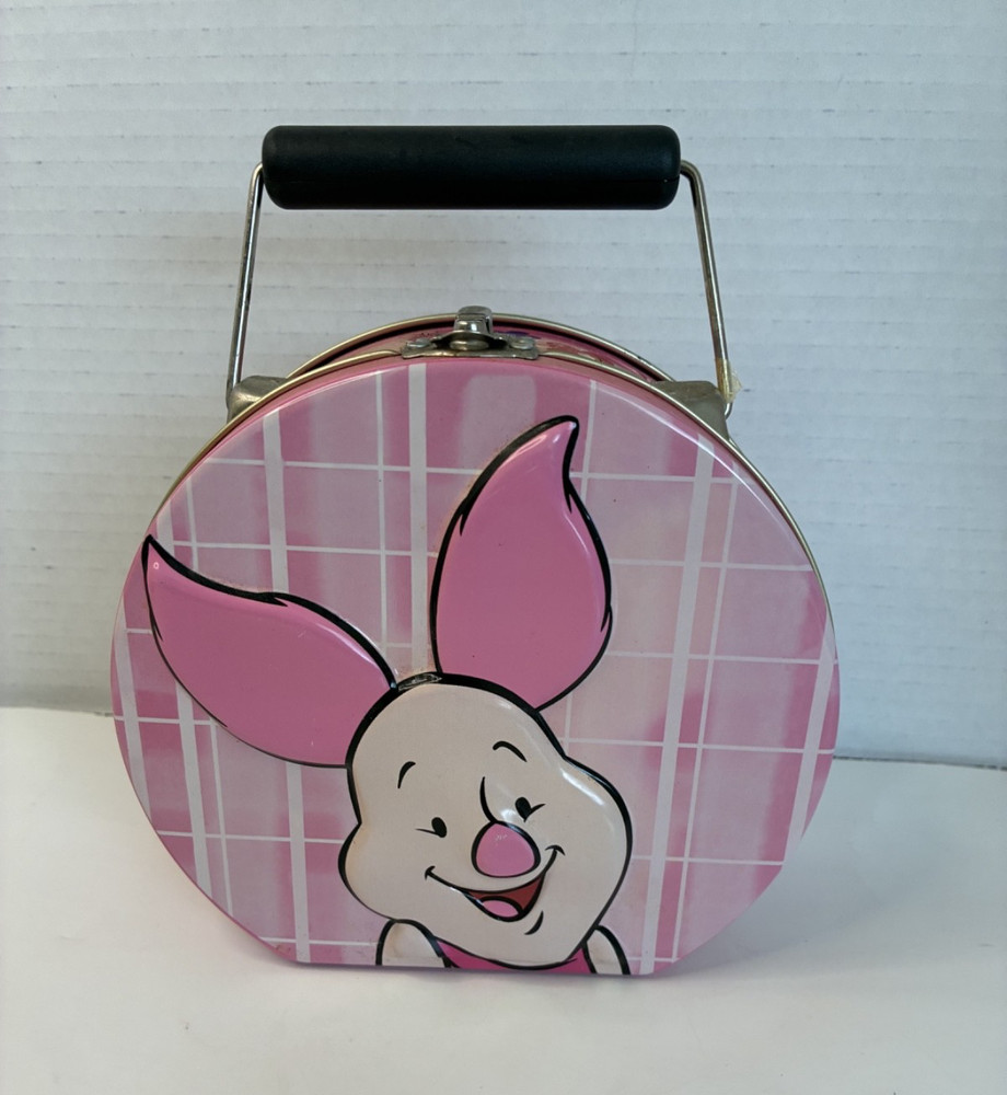 Piglet Round Metal 3D Lunch Box