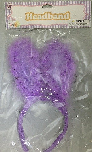 Purple Easter Headband Bunny Ears