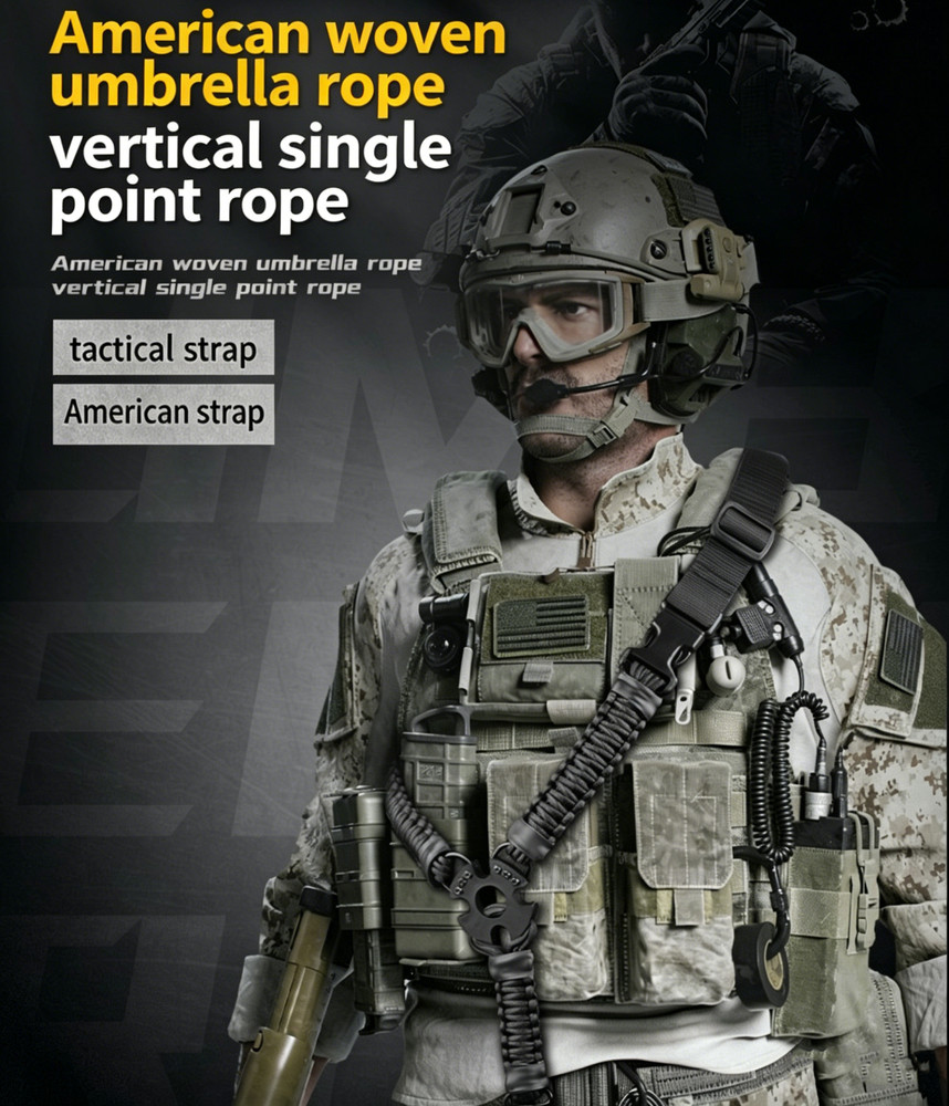 Two Point and Traditional Sling Adjustable Black