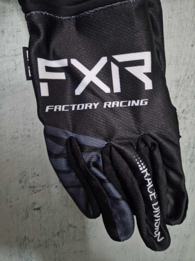 FXR Prime MX Glove Black/White Size Medium