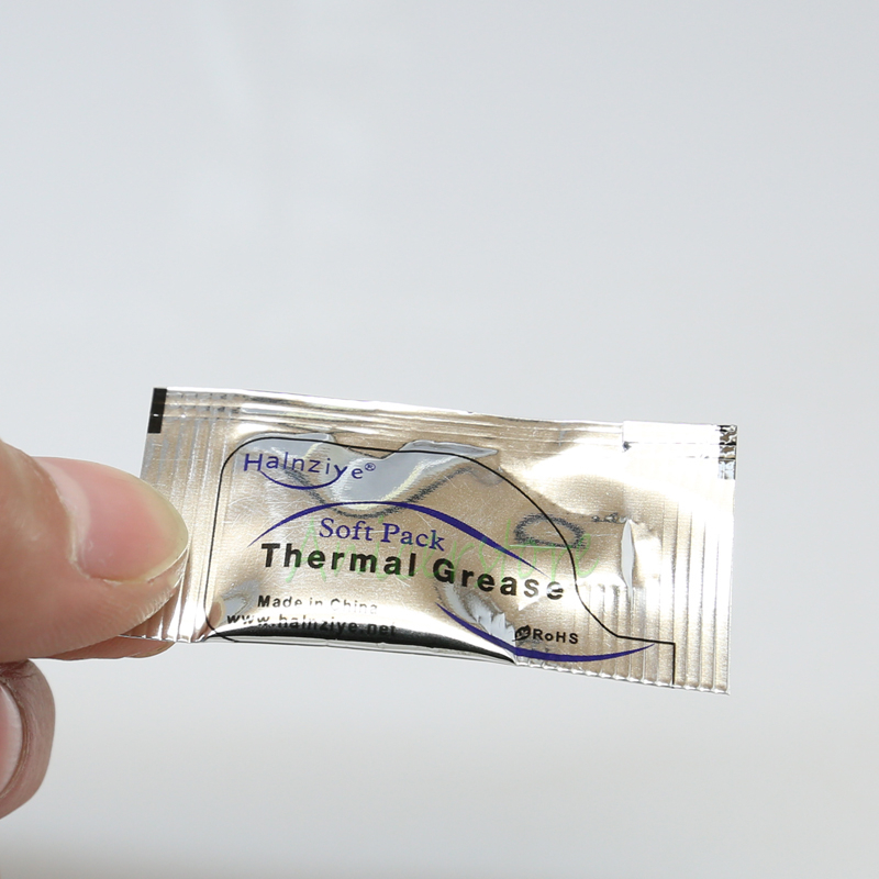 200pcs Gold Soft Pack Silicone Compound Thermal Grease Paste CPU VGA LED Cooling