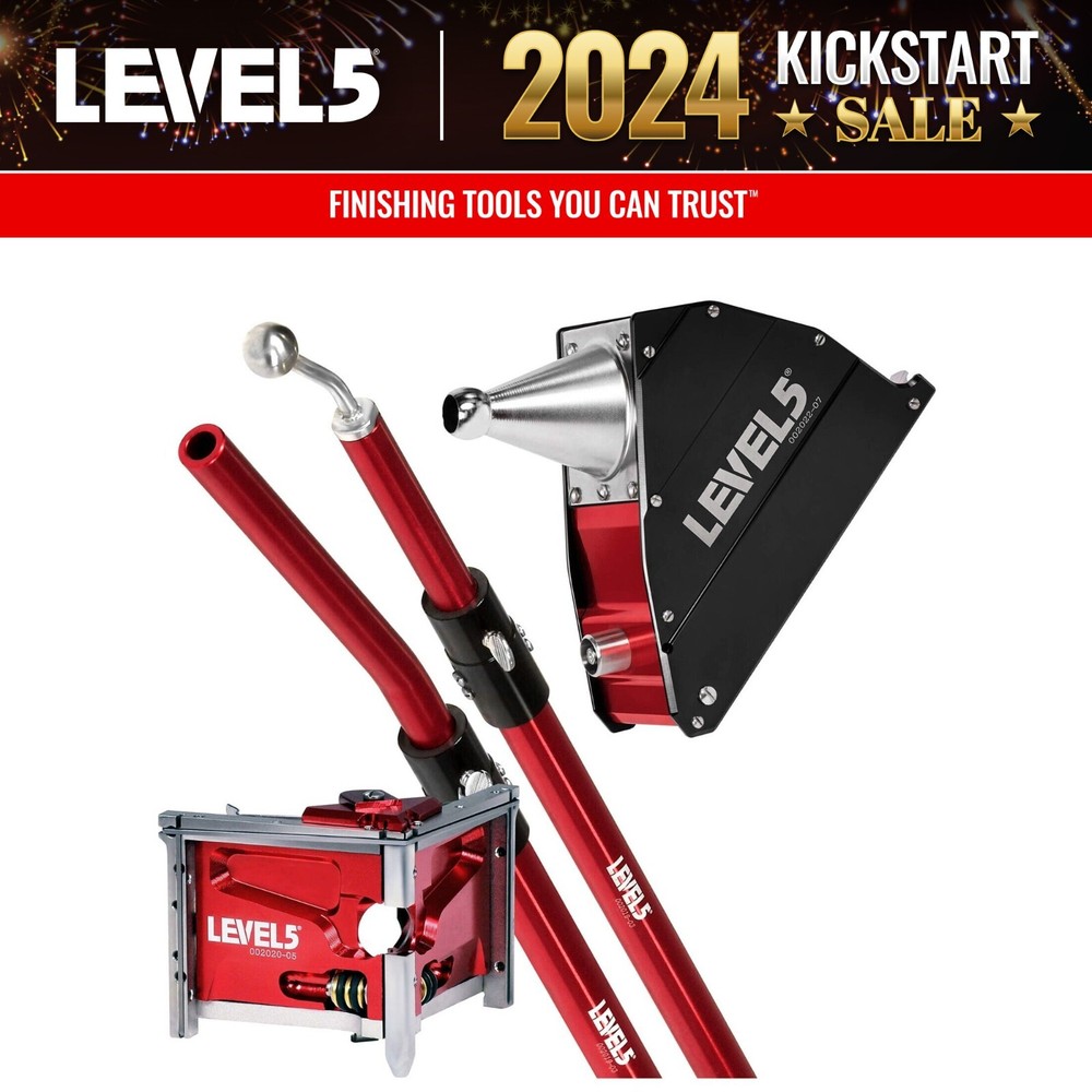 LEVEL5 7" Applicator Box & 3" Corner Finisher Set 4-510