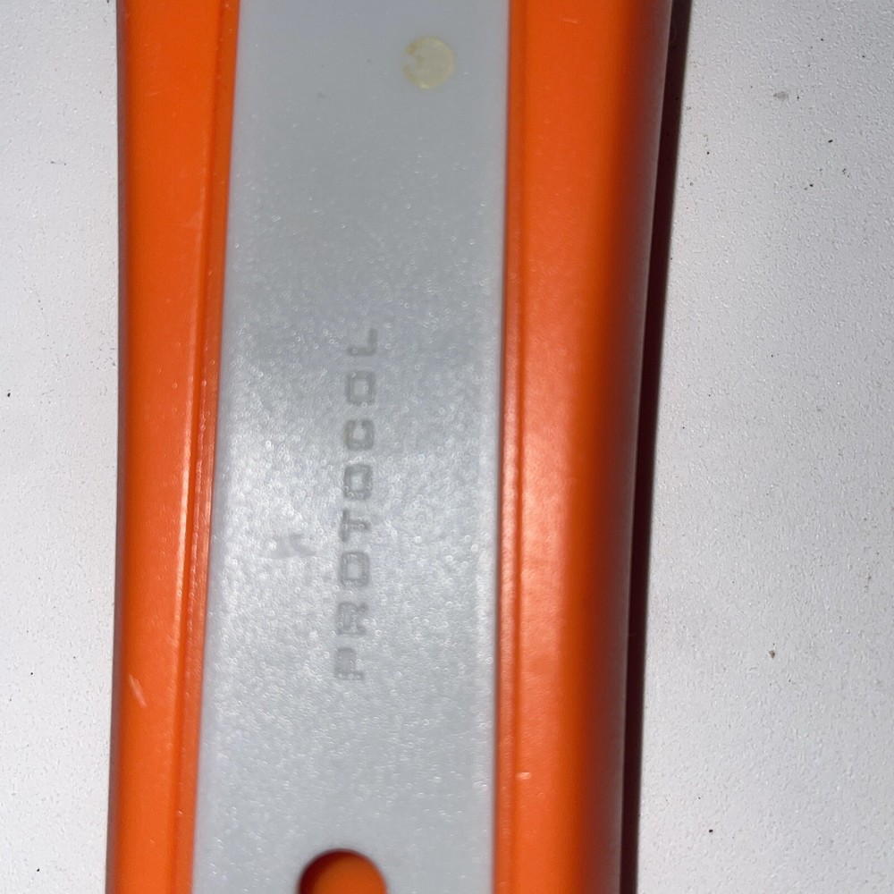 Protool Foldable Orange Camping Cookout Forks Spatula Knife Hanging Snap Closure