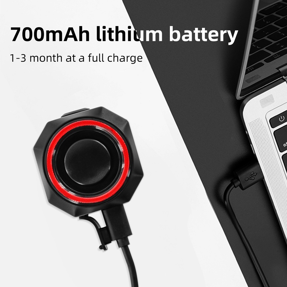 Security Bicycle Alarm Sensitivity Volume Adjustable Waterproof Brake Remind On