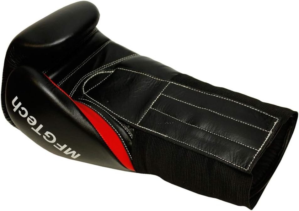 Amber MFG Professional Hook and Loop Leather Training Boxing Gloves