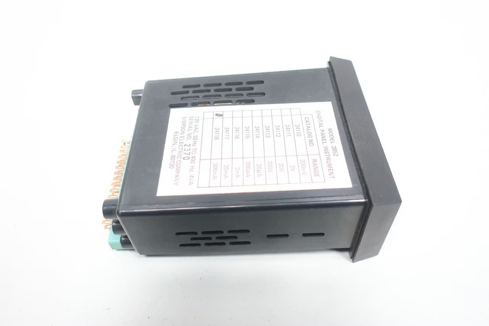 Simpson 2852 24118 Digital Panel Meter 200ma