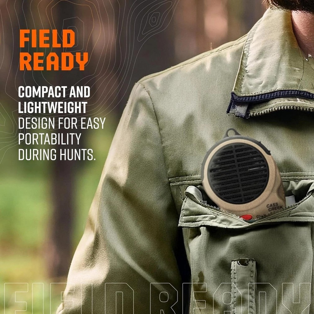 Ergo Call, Handheld Electronic Hunting Call, Compact Design, 5 Authentic Call...