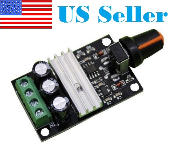 6V 12V 24V 28V 3A Mini PWM DC Motor Speed Controller Module Switch Control