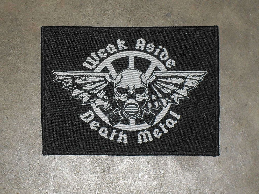 WEAK SIDE "Death Metal"  Woven Patch