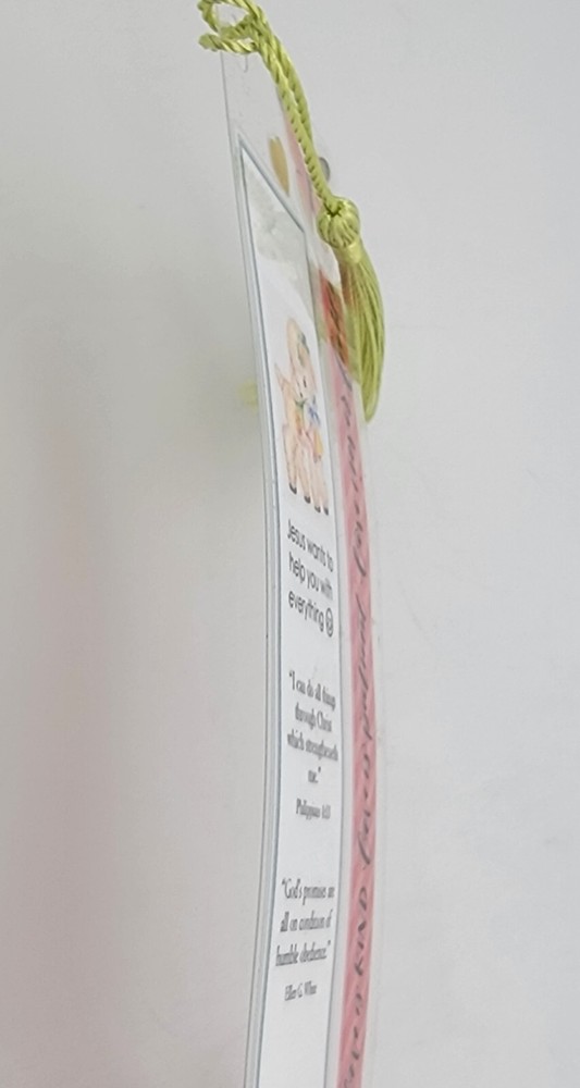 Religious Laminated Bookmark with Bible Scripture and Ellen White Quote