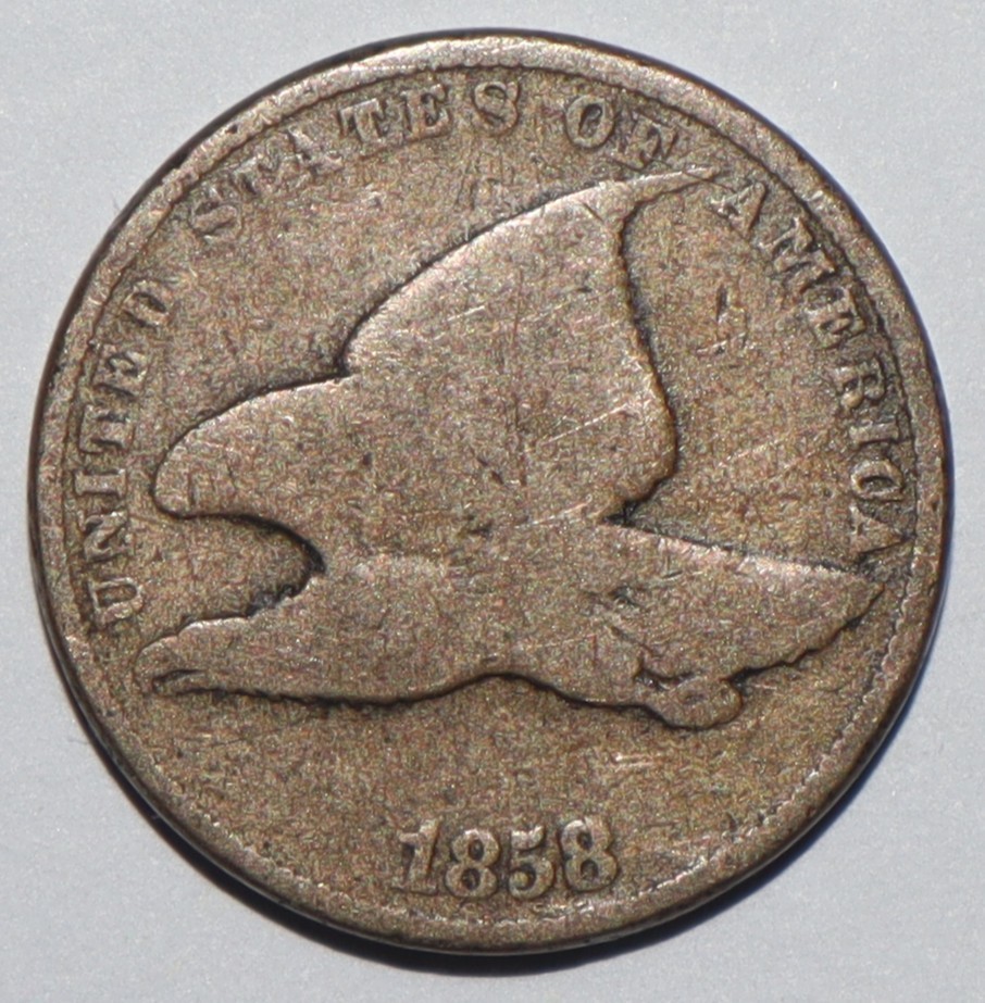 1858 Flying Eagle Cent SML LTRS VERY GOOD (C260)