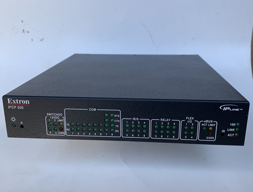 EXTRON IPCP 505 AV System 8-Port IP LINK Control Processor IPCP505