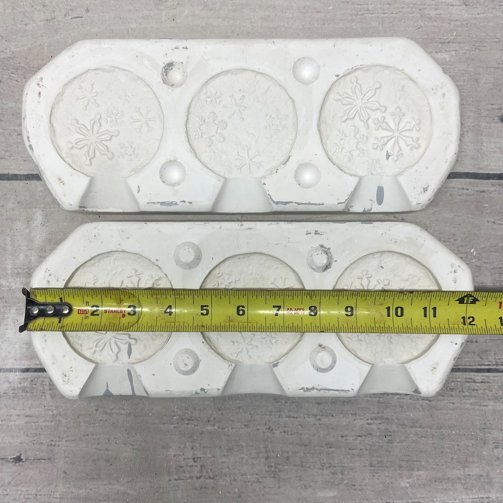 Dona’s Molds Ceramic Casting Mold Snowflake Impression #D-1808