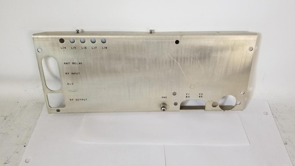 Collins 30L-1 HF Ham Radio Amplifier Rear Panel