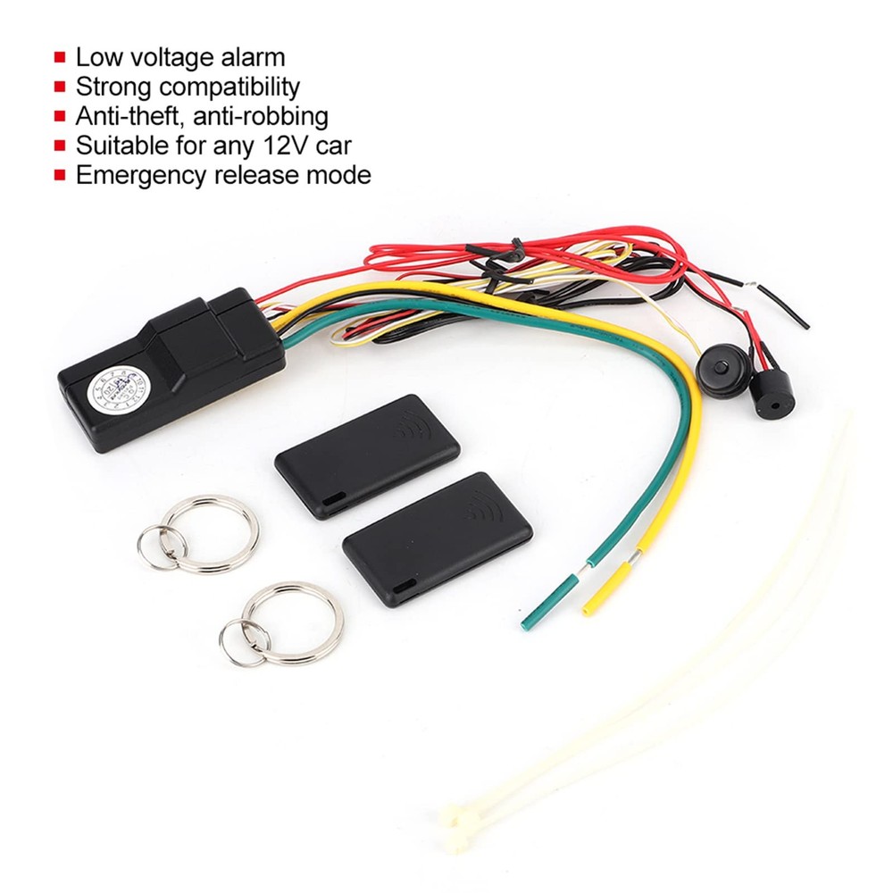 Car Immobilizer System, Universal Mini Auto 2.4GH Wireless Engine Lock,...