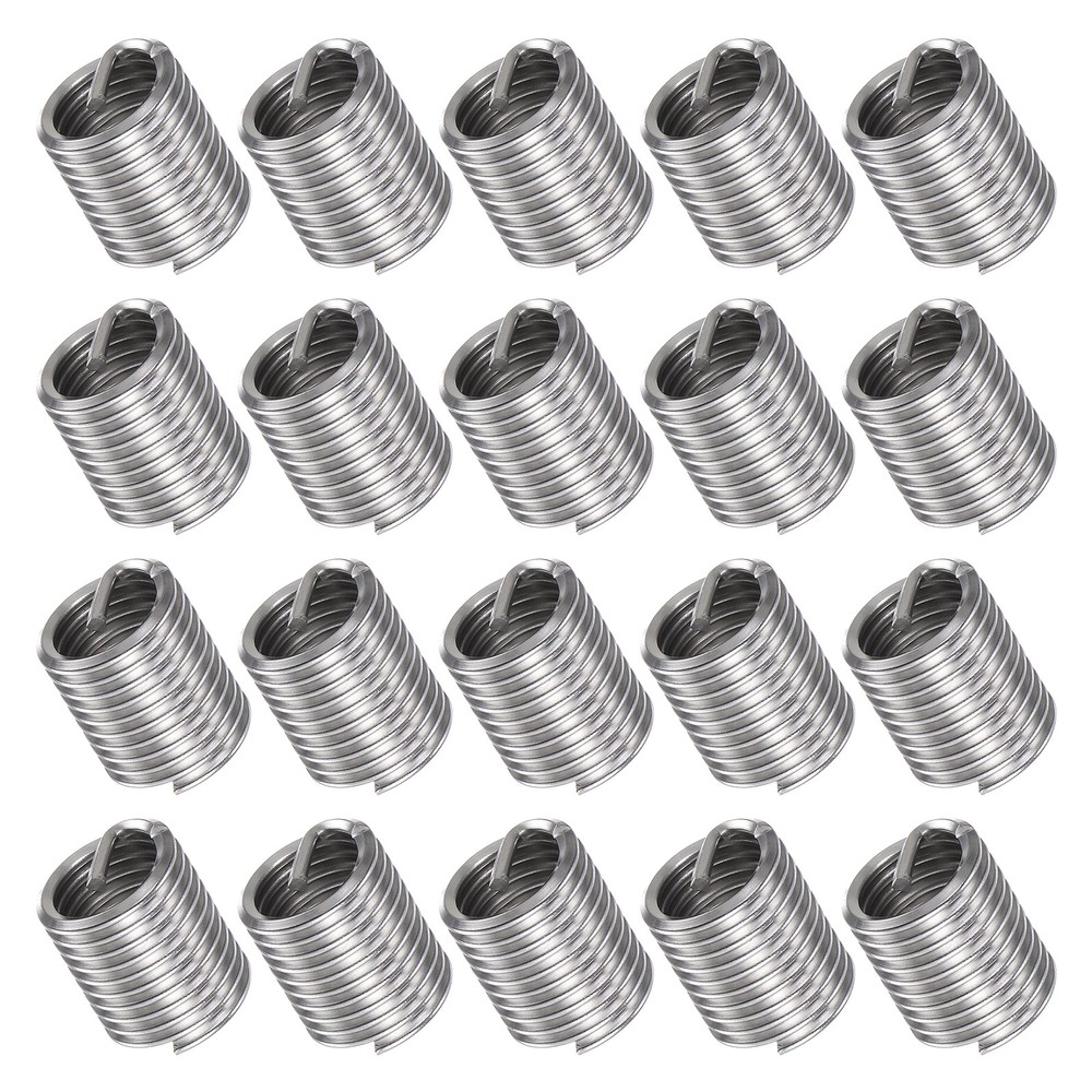 20Pcs 7/16-14 UNC 2D 22.2mm Threaded Inserts DIY Stainless Steel