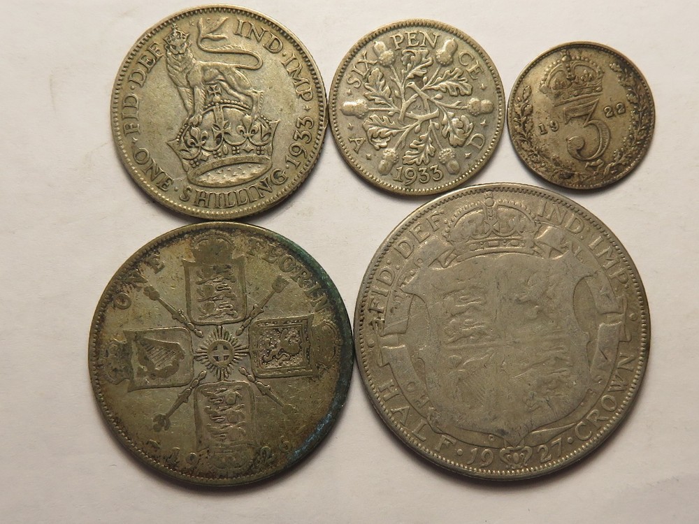 Great Britain 50% Silver Coin Set