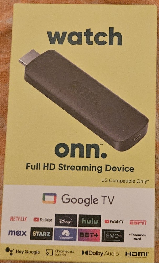 ONN GOOGLE TV FULL HD STREAMING STICK