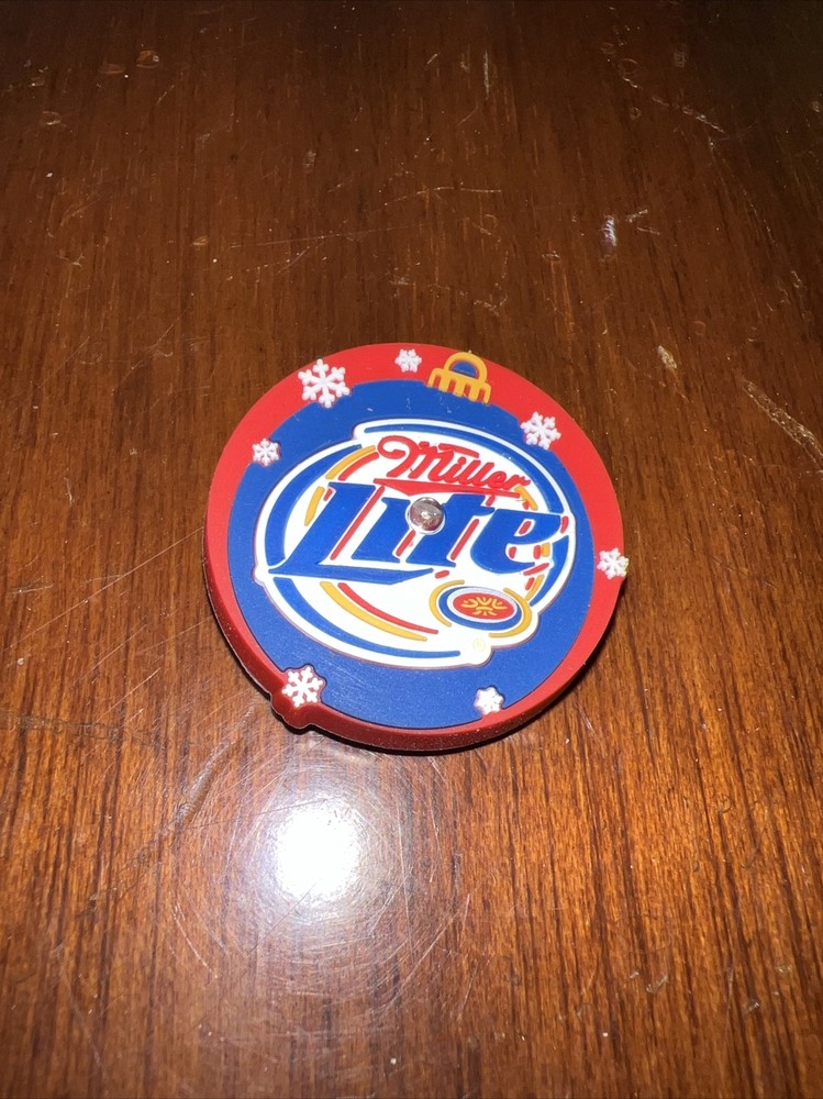 Vintage beer light up pin Miller Lite (*lights Not Working**)