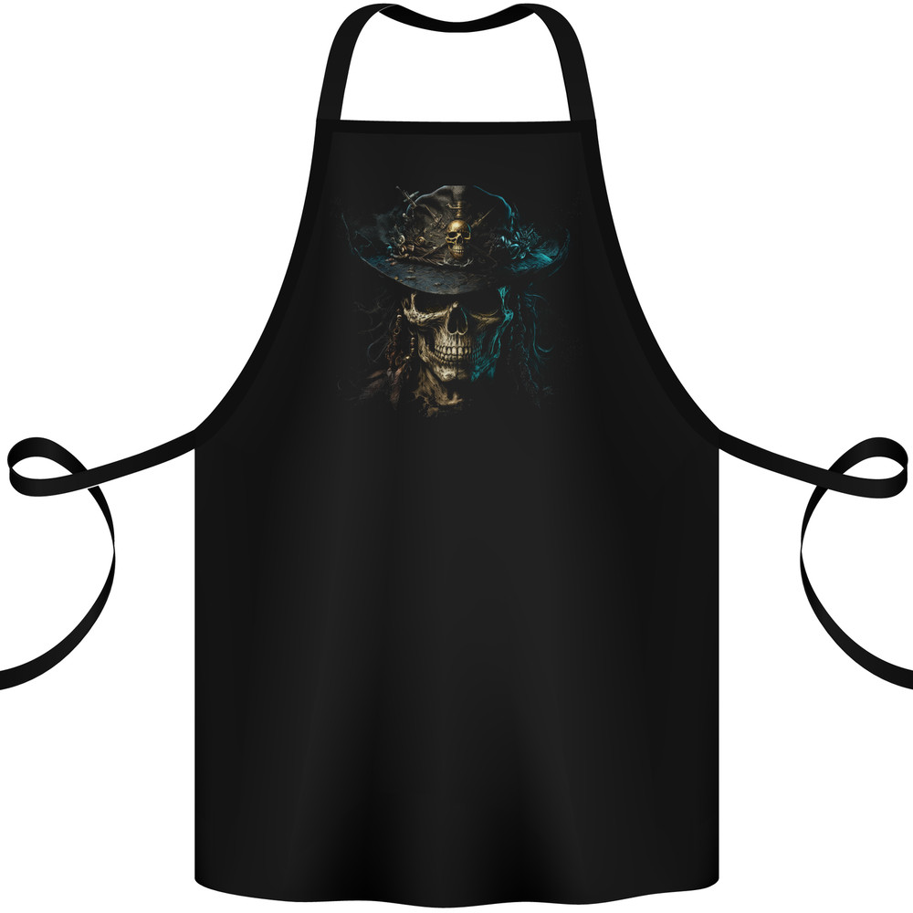 Pirate Skull 4 Cotton Apron 100% Organic