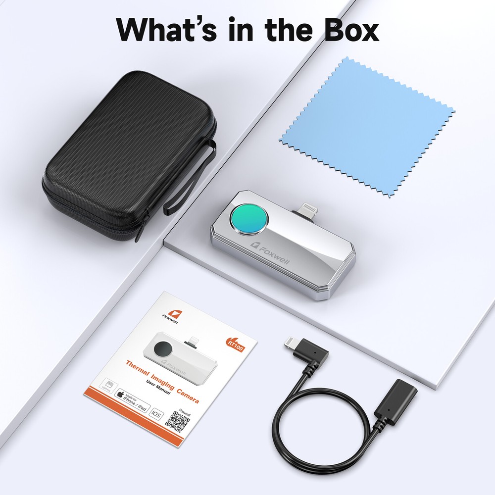 RT100 Thermal Imaging Camera Infrared Thermal Camera for IOS IPhone & PC