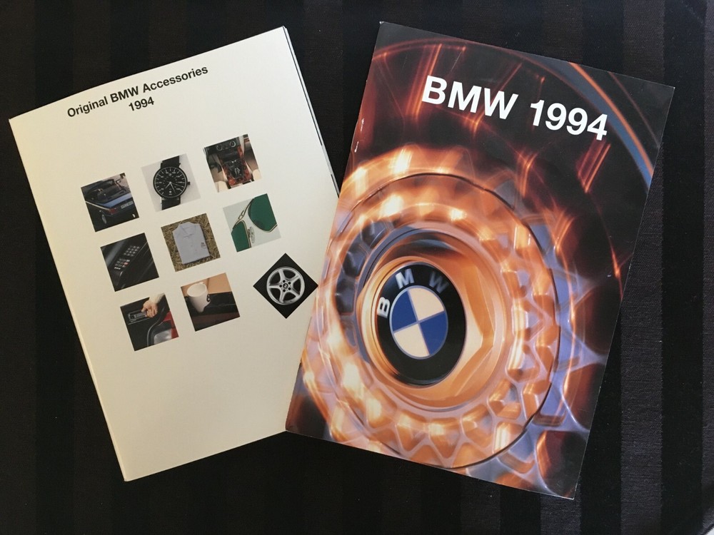 1994 BMW Brochure + OEM Accessories Catalog