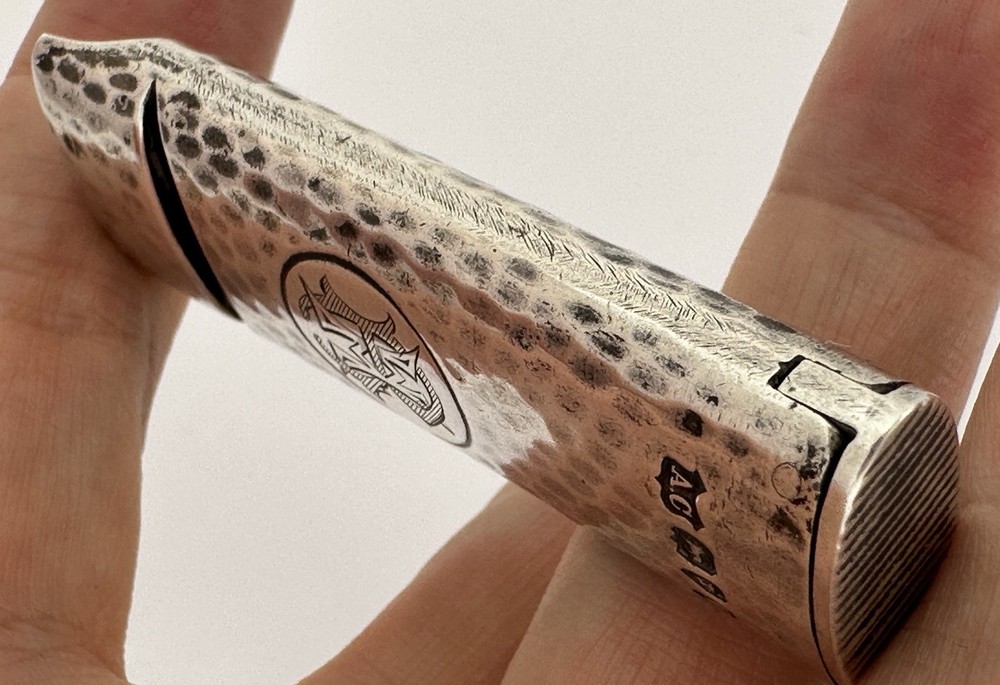Victorian Solid Silver Combination Whistle /Vesta c.1894