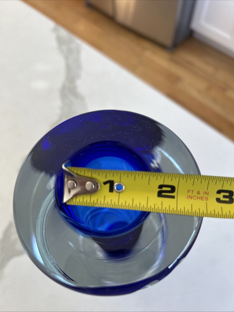 Design By Solnicka Heavy Blue Vase