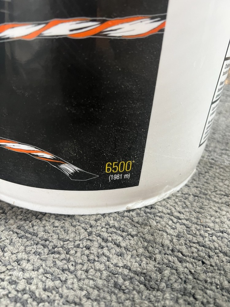 Klein Tools 56110 6500-Feet Bucket Poly Pull Line Orange Tracer Polypropylene