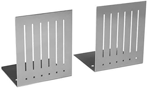 Rectangle Bookends, Large, Pewter