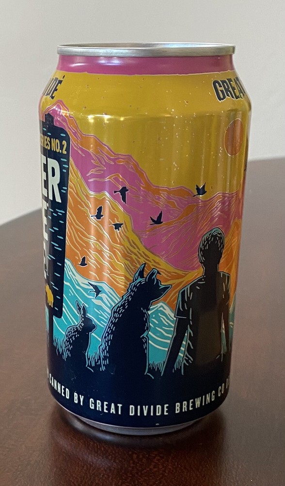 Great Divide Denver Pale Ale Empty Beer Can Bottom Opened