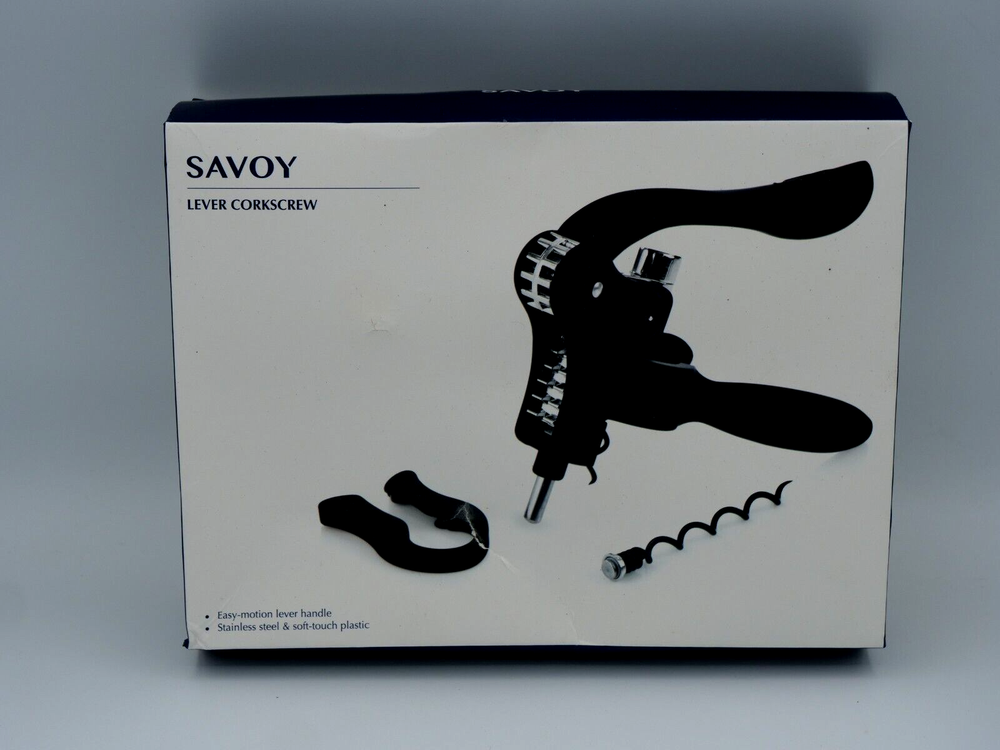 Savoy Lever Corkscrew Set - Includes Replacement Work And Foil Cutter
