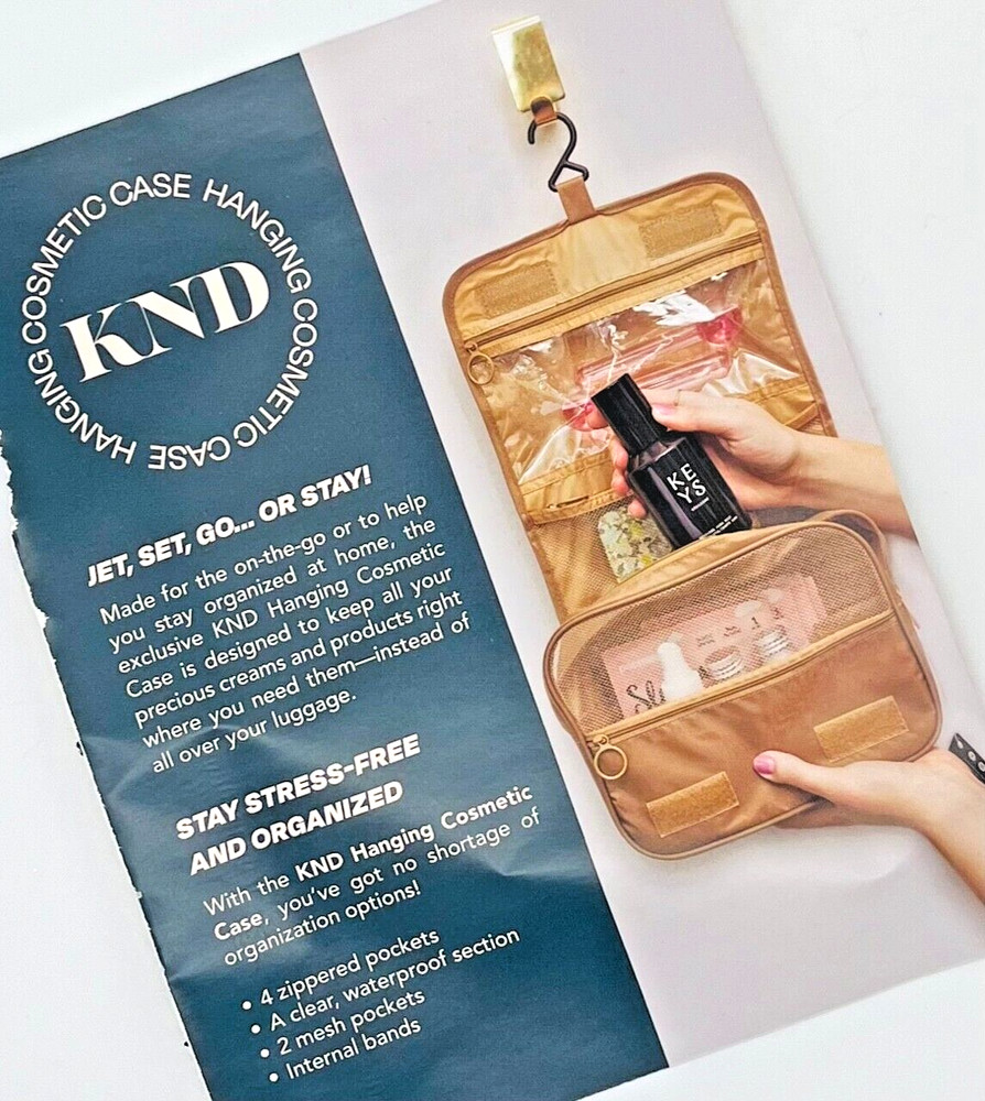 KND HANGING COSMETIC CASE NEW IN PACKAGING