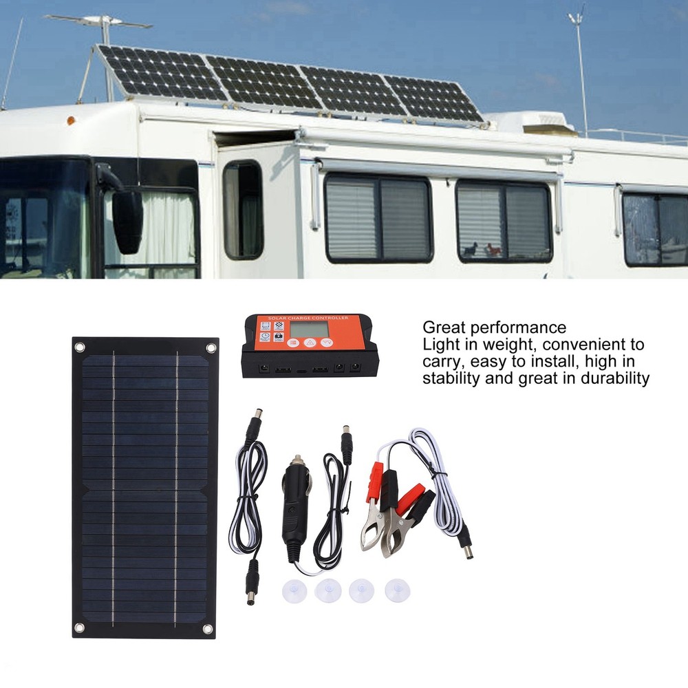 Solar Panel Kit 10W Solar Panel Charger Monocrystalline Silicon 18V