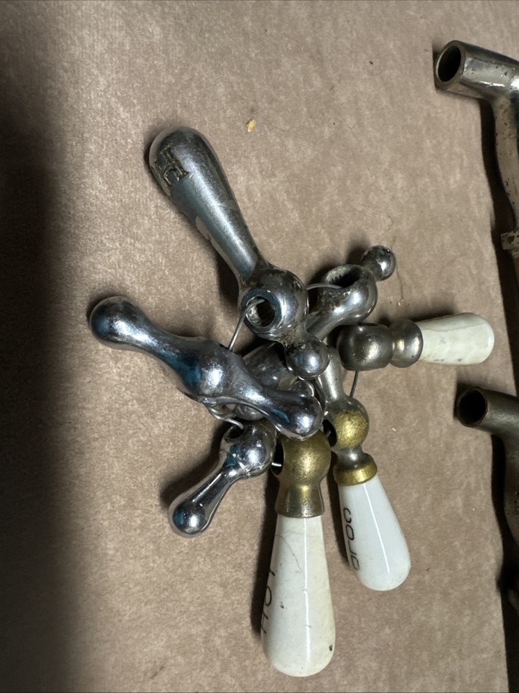 vintage Brass Faucet Handles