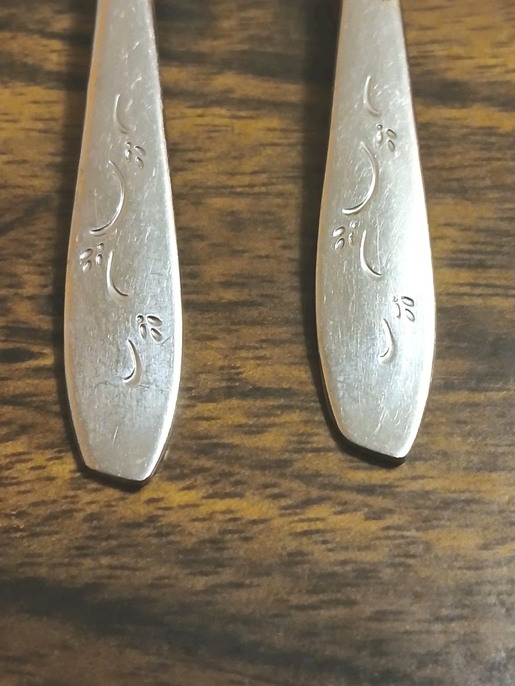 4 Silco Flatware Table Spoons Stainless Flatware 7 1/4" *Replacement Pieces *