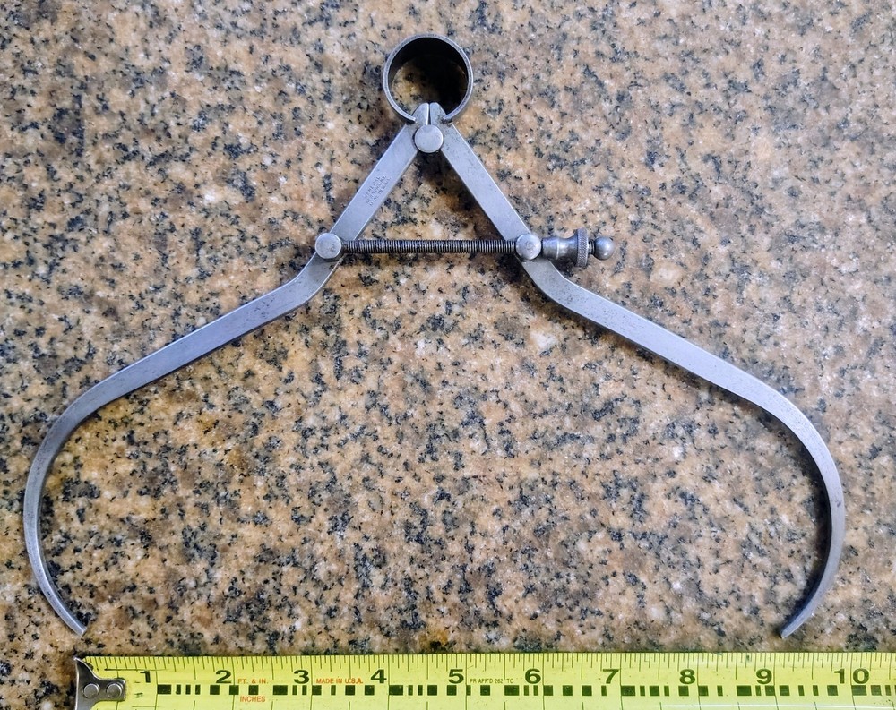 🗽 VINTAGE 8" GENERAL OD CALIPER MACHINIST/ TOOLMAKER