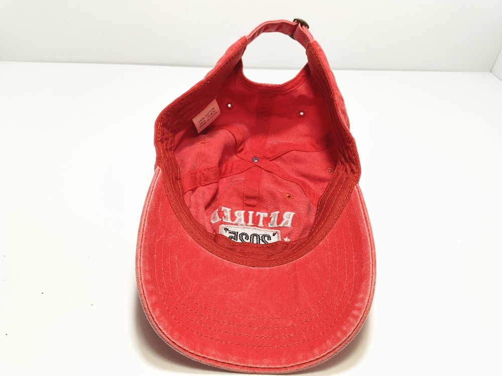 Retired 2025, Red Stone Washed Hat, Not My Problem Anymore