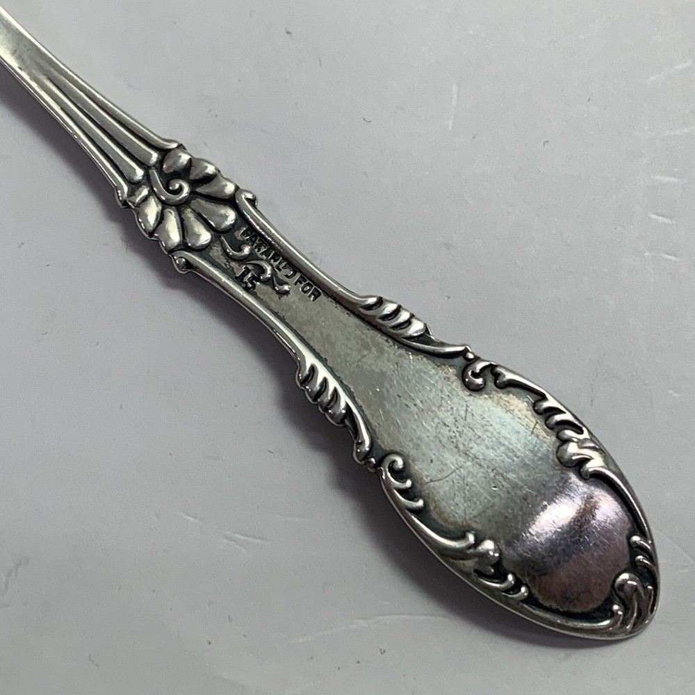 Frank Whiting Sterling Flatware, Tyrolean, Sugar Spoon Shell 5 3/4 inches