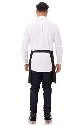 Unisex Half Bistro Server Apron One Size Black