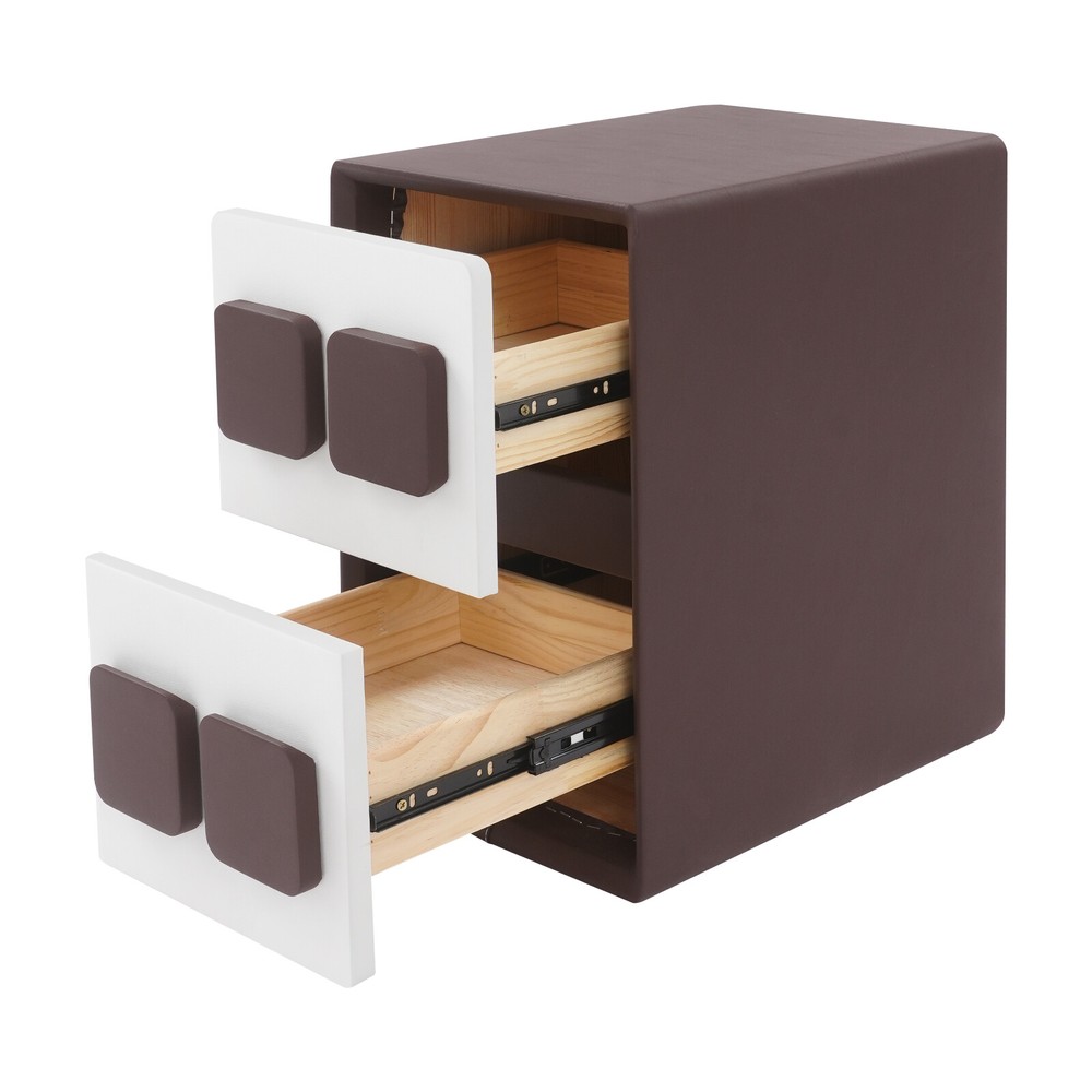 Modern Minimalist End Table, Bedside Table for Bedrooms, Modern Nightstand