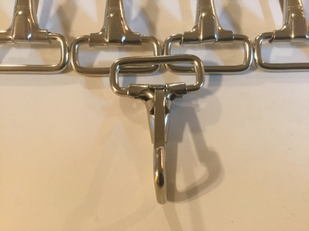 One Inch Nickle Snap Hook (Lot of 10)