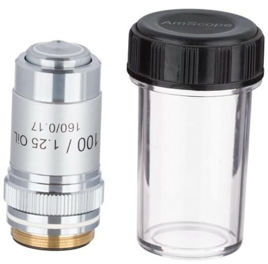 A100X 100X (Oil) Achromatic Microscope Objective 100X Objective + OIL